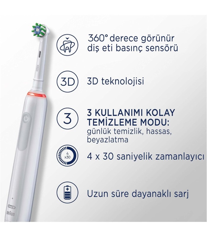 مسواک برقی اورال بی مدل Oral-B Pro 3 - طرح المپیک
