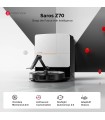 جارو رباتیک هوشمند روبوراک مدل Roborock Saros Z70 | رنگ نقره‌ای