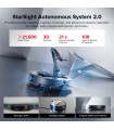 جارو رباتیک هوشمند روبوراک مدل Roborock Saros Z70 | رنگ نقره‌ای