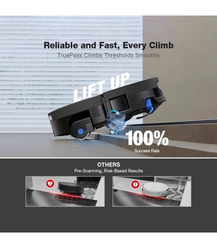 جارو رباتیک هوشمند اکووکس مدل ECOVACS DEEBOT X12 PRO OMNI | رنگ مشکی