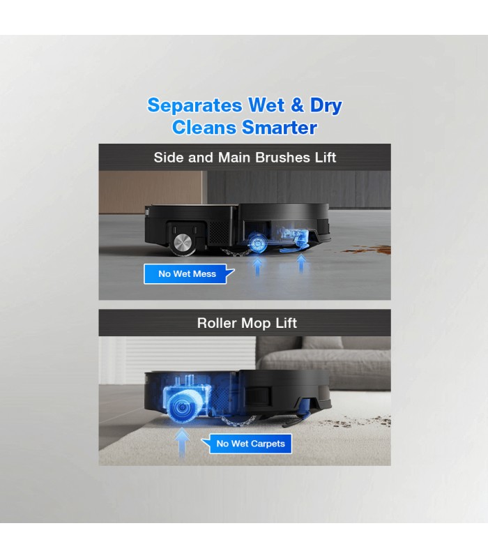 جارو رباتیک هوشمند اکووکس مدل ECOVACS DEEBOT X11 OmniCyclone | رنگ مشکی