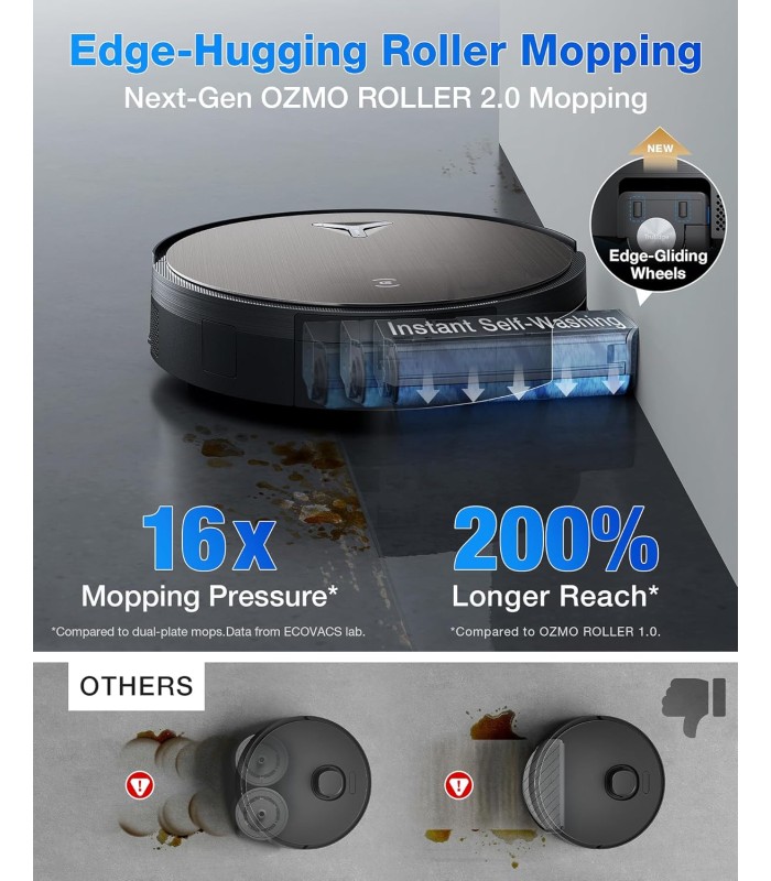 جارو رباتیک هوشمند اکووکس مدل ECOVACS DEEBOT X11 PRO OMNI | رنگ مشکی
