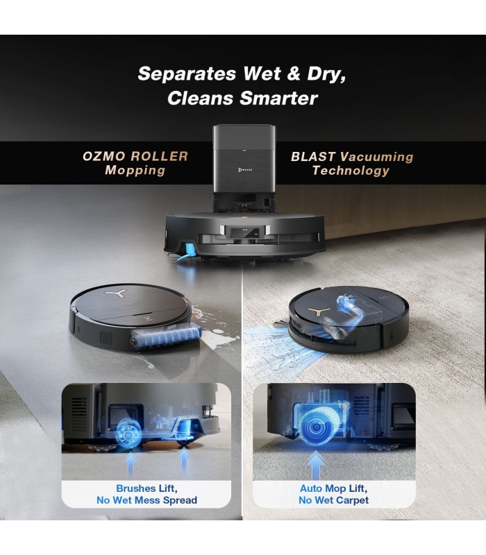 جارو رباتیک هوشمند اکووکس مدل ECOVACS DEEBOT X9 PRO OMNI | رنگ مشکی