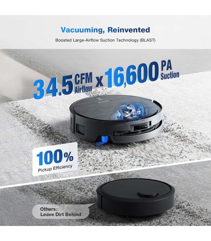 جارو رباتیک هوشمند اکووکس مدل ECOVACS DEEBOT X9 PRO OMNI | رنگ مشکی