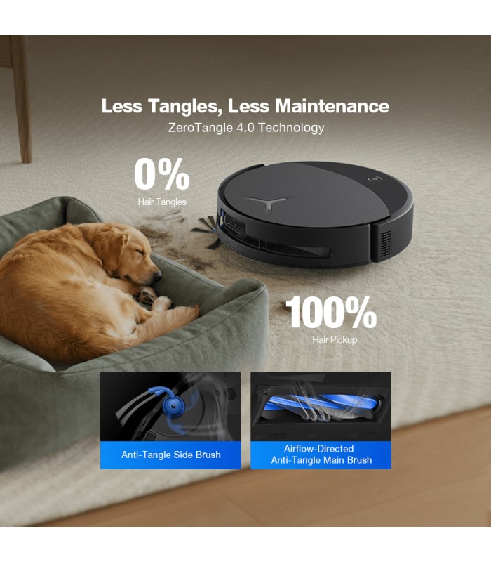 جارو رباتیک هوشمند اکووکس مدل ECOVACS DEEBOT T90 PRO OMNI | رنگ مشکی