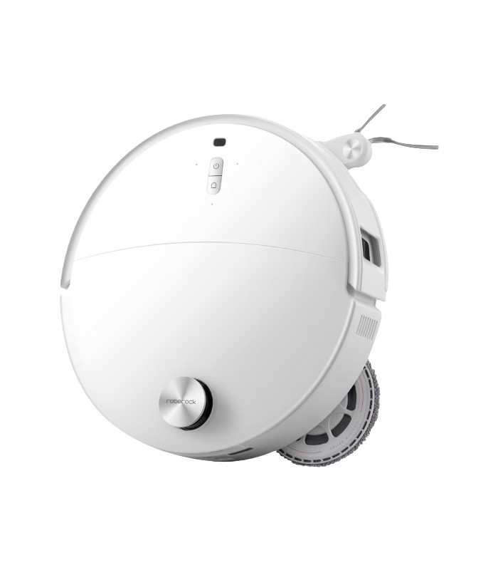 جارو رباتیک هوشمند روبوراک مدل Roborock Qrevo Curv 2 ProX | رنگ سفید