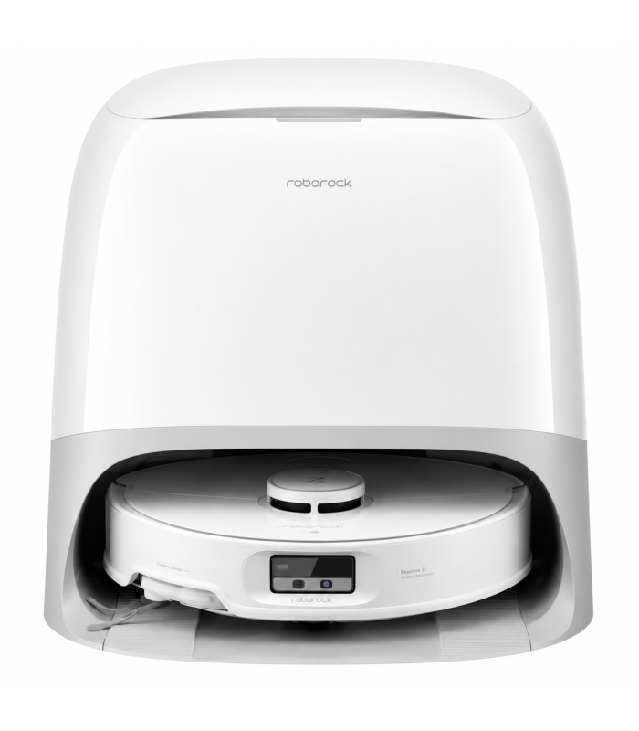 جارو رباتیک هوشمند روبوراک مدل Roborock Qrevo Curv 2 Pro | رنگ سفید