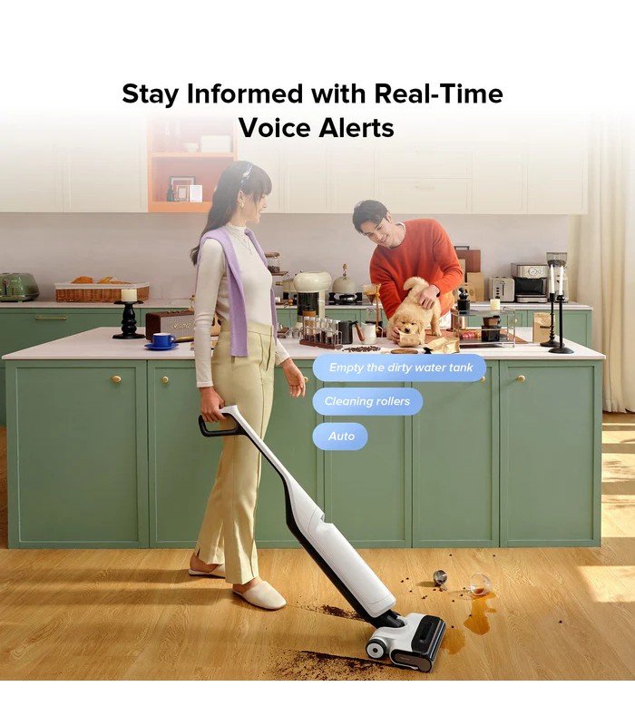 جارو شارژی روبوراک مدل Roborock Flexi Wet and Dry Vacuum Cleaner | رنگ سفید
