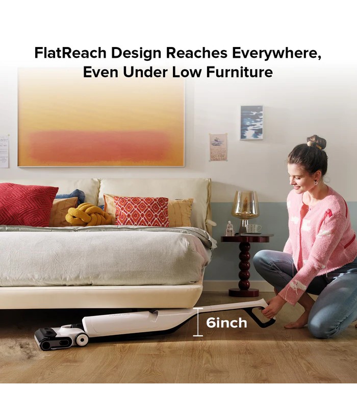 جارو شارژی روبوراک مدل Roborock Flexi Wet and Dry Vacuum Cleaner | رنگ سفید