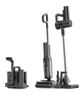 جارو شارژی روبوراک مدل Roborock A30 ProSteam 5-in-1 | رنگ مشکی