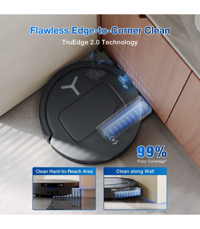 جارو رباتیک هوشمند اکووکس مدل ECOVACS DEEBOT T80 OMNI | رنگ سفید