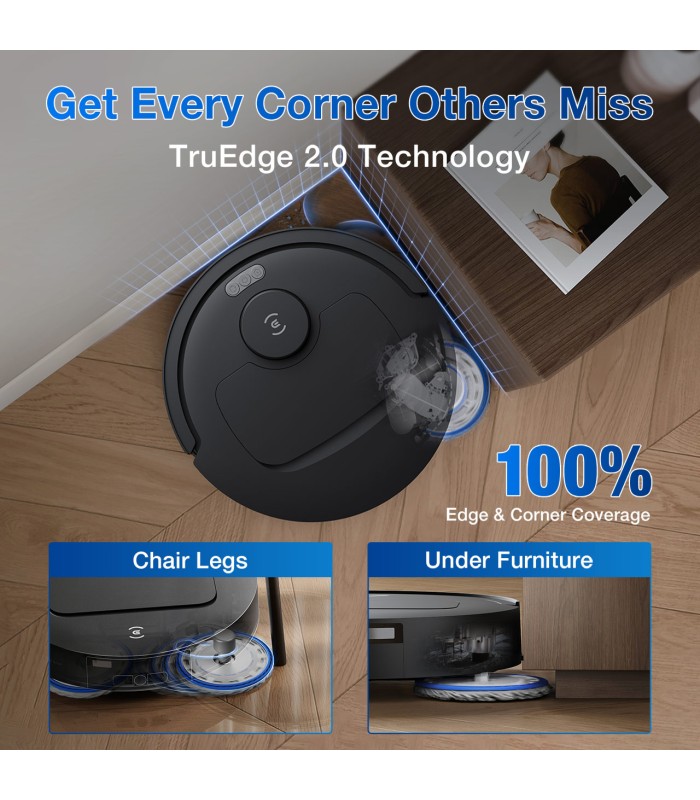 جارو رباتیک هوشمند اکووکس مدل ECOVACS DEEBOT T30C | رنگ مشکی