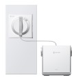 ربات شیشه‌شوی هوشمند اکووکس مدل ECOVACS WINBOT W2 PRO OMNI | رنگ سفید