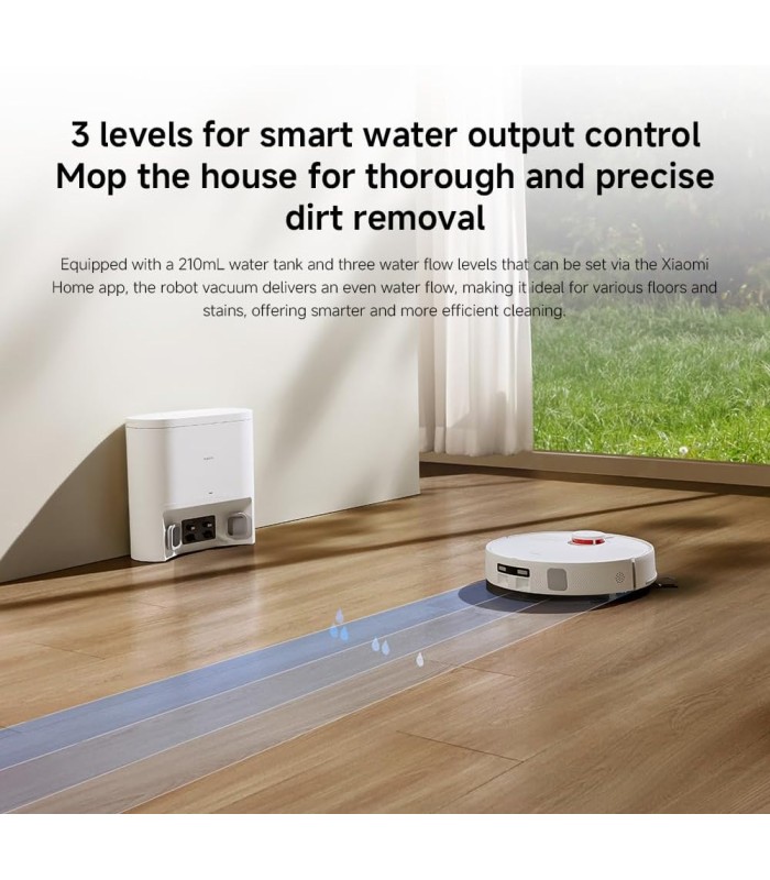 جارو رباتیک هوشمند شیائومی مدل Xiaomi Robot Vacuum H40 | رنگ سفید