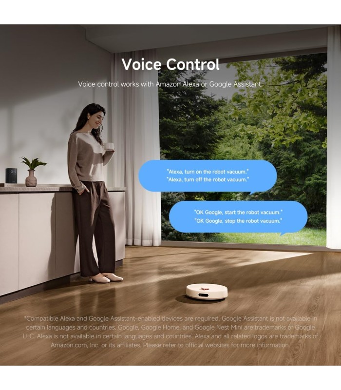 جارو رباتیک هوشمند شیائومی مدل Xiaomi Robot Vacuum H40 | رنگ سفید