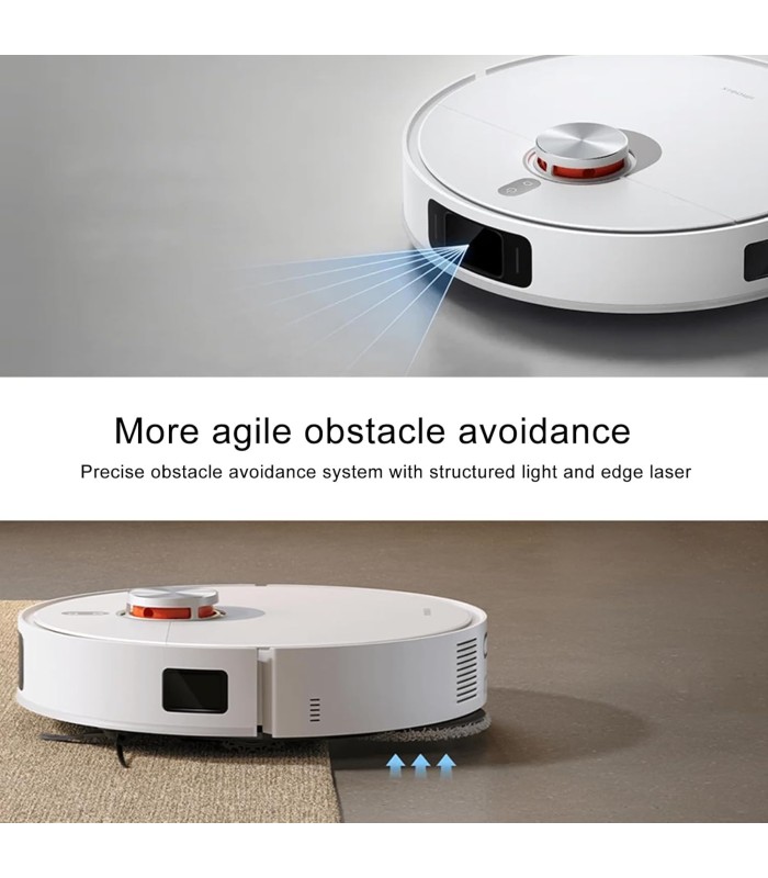 جارو رباتیک هوشمند شیائومی مدل Xiaomi Robot Vacuum X20 Pro | رنگ سفید