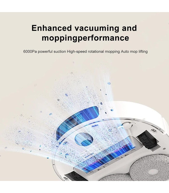 جارو رباتیک هوشمند شیائومی مدل Xiaomi Robot Vacuum X20 Plus | رنگ سفید