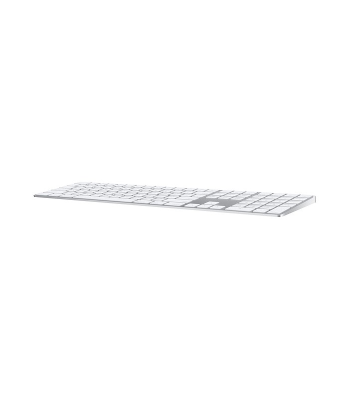 دست دوم - کیبورد بیسیم دست دوم کامل اپل مدل Magic Keyboard with Numeric رنگ نقره ای-USB A