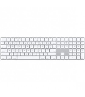 دست دوم - کیبورد بیسیم دست دوم کامل اپل مدل Magic Keyboard with Numeric رنگ نقره ای-USB A
