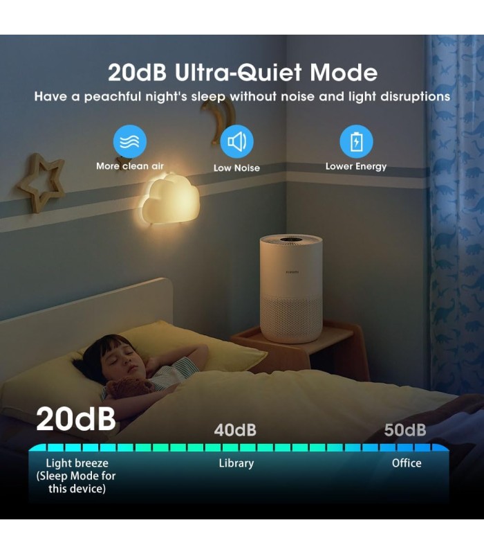 دستگاه تصفیه هوا شیائومی مدل Xiaomi Smart Air Purifier 4 Compact | رنگ سفید