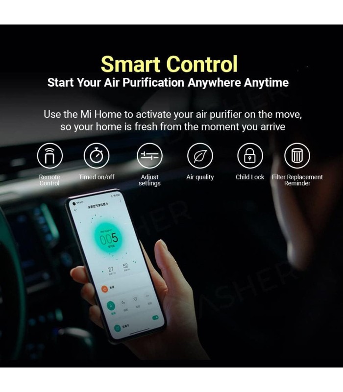 دستگاه تصفیه هوا شیائومی مدل Xiaomi Smart Air Purifier 4 Pro | رنگ سفید