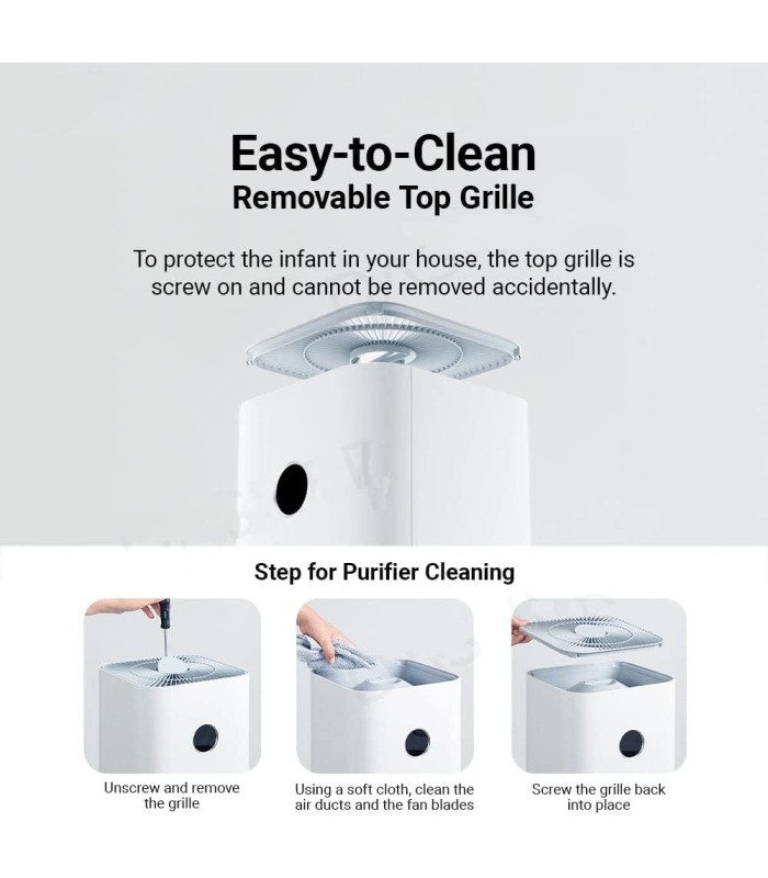 دستگاه تصفیه هوا شیائومی مدل Xiaomi Smart Air Purifier 4 Pro | رنگ سفید