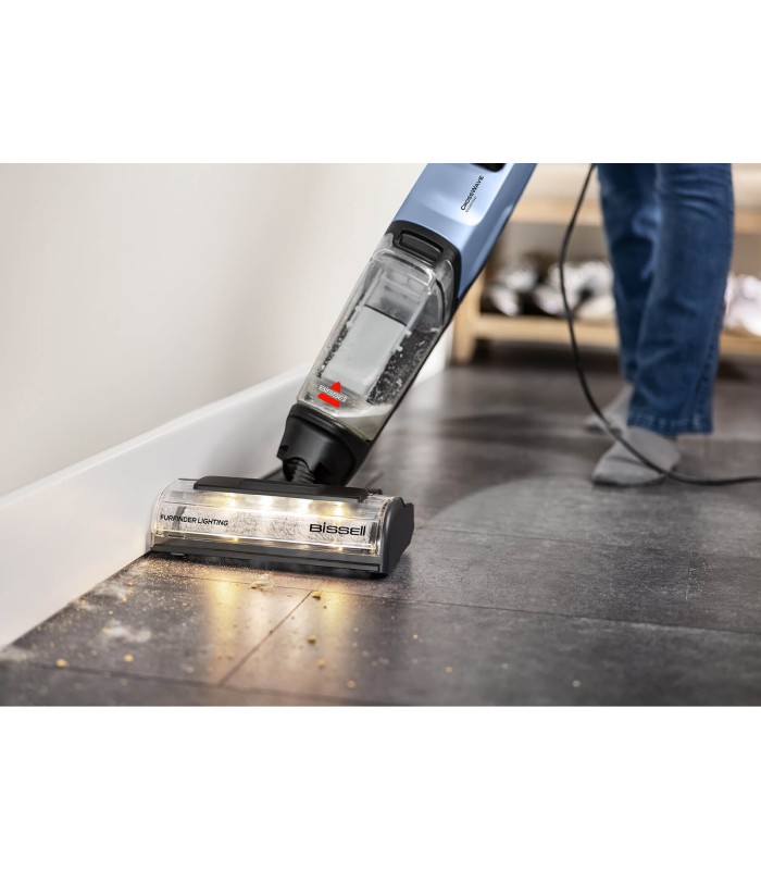 جاروبرقی و زمین‌شوی بیسل مدل BISSELL CrossWave EdgeFind All-in-One Multi-Surface Cleaner 4163K