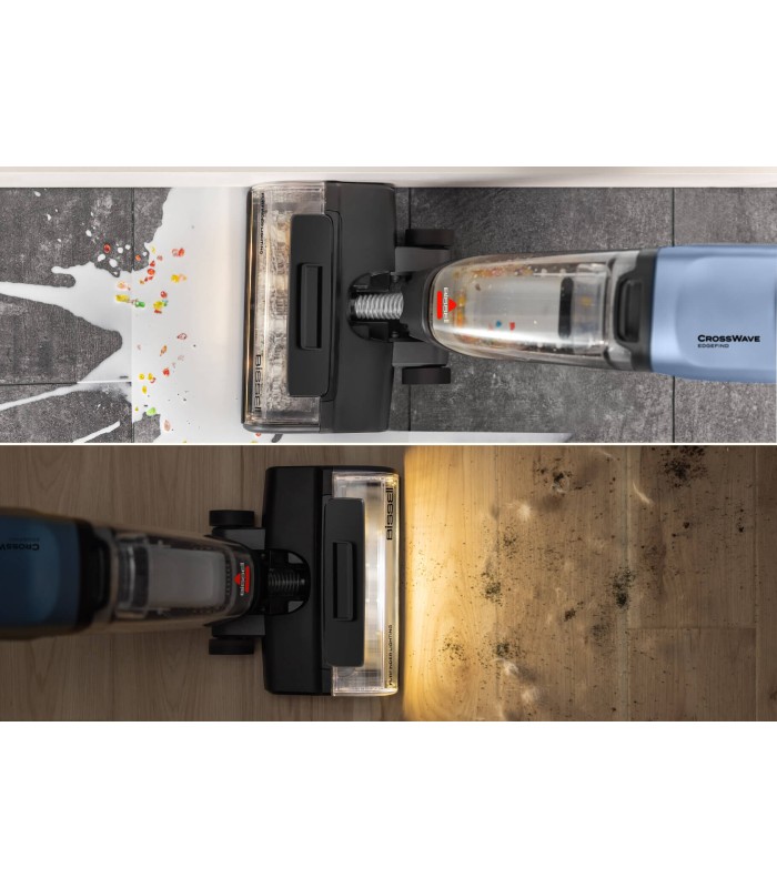 جاروبرقی و زمین‌شوی بیسل مدل BISSELL CrossWave EdgeFind All-in-One Multi-Surface Cleaner 4163K