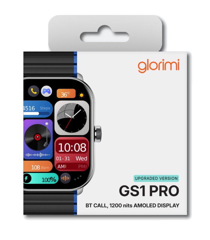 ساعت هوشمند گلوریمی مدل glorimi GS1 PRO | رنگ مشکی