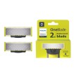تیغ یدک ماشین اصلاح وان‌ بلید فیلیپس مدل Philips ONEBLADE QP220/51 | پک دوتایی