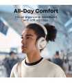 هدفون بی‌سیم روگوشی انکر مدل Anker soundcore Space One Pro A3062 | رنگ سفید