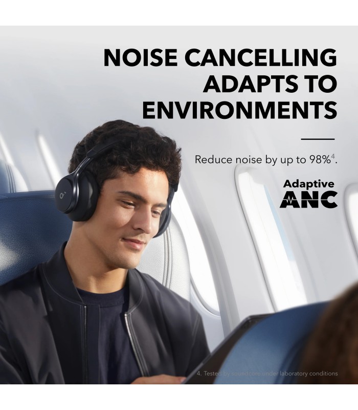 هدفون بی‌سیم روگوشی انکر مدل Anker soundcore Space One A3035 | رنگ مشکی