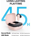 هدفون بی‌سیم انکر مدل Anker Soundcore R50i NC A3959 | صورتی