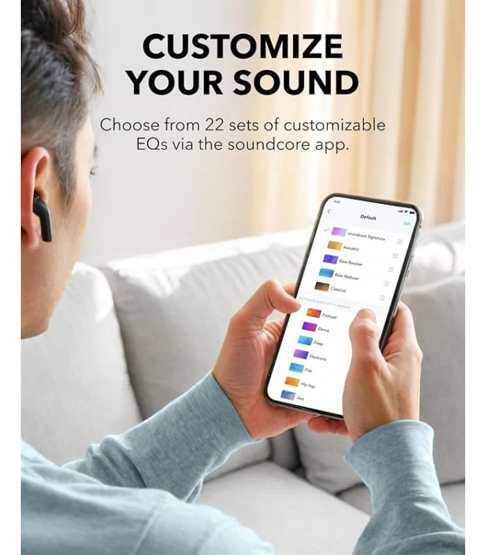 هدفون بی‌سیم انکر مدل Anker Soundcore K20i A3994 | مشکی