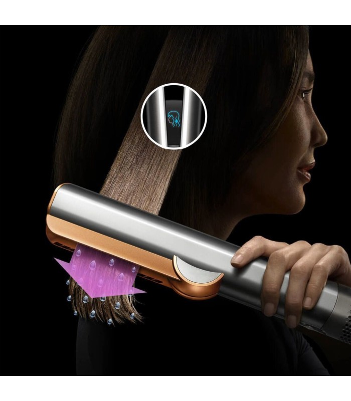 سشوار و صاف‌کننده مو دایسون مدل Dyson Airstrait HT01 - Ceramic apricot/Topaz (نارنجی/زردآلویی)