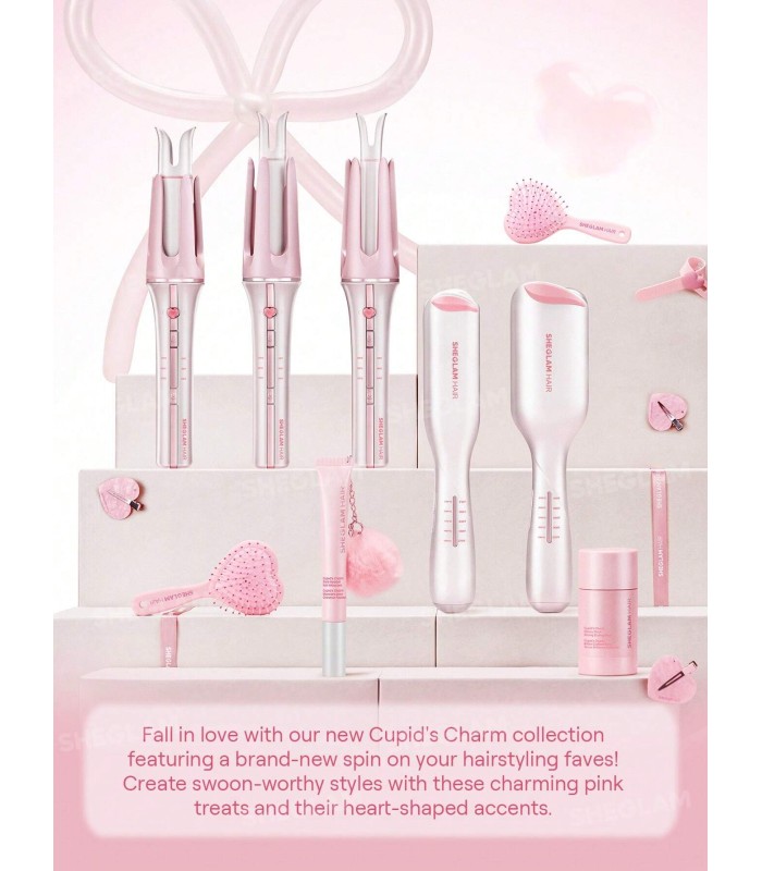 فر کننده مو شیگلم مدل Sheglam Cupid's Charm One-Touch Instant Curler 1.25"/32mm | سایز ۳۲ میلی‌متر