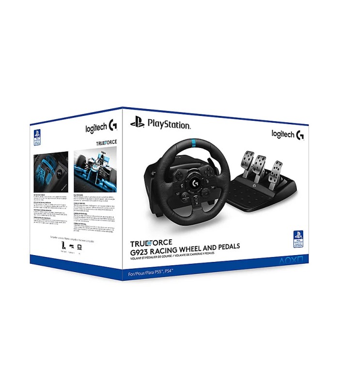 فرمان و پدال بازی لاجیتک مدل Logitech G923 TRUEFORCE Racing System