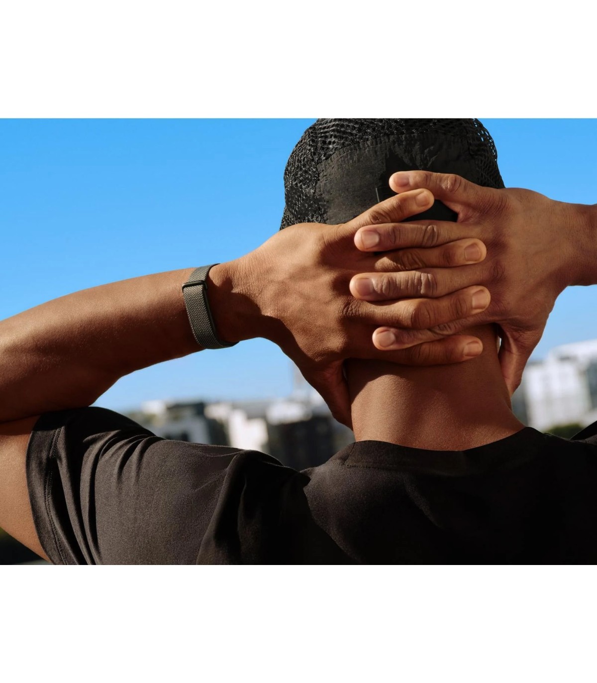 مچ‌بند هوشمند گوگل فیت‌بیت ایر | Google Fitbit Air Obsidian
