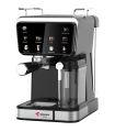 اسپرسو ساز مباشی مدل Mebashi Espresso Coffee Machine Touch Screen with Milk Tank ME-ECM2505 | رنگ مشکی