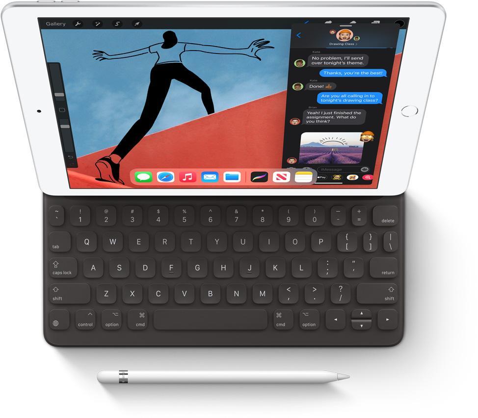 پشتیبانی آیپد 10.2 از قلم و کیبورد اپل