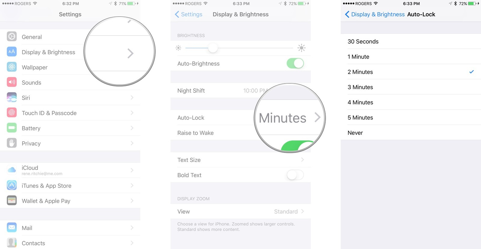 چطور در آیفون زمان قفل شدن صفحه نمایش را تنظیم کنیم؟ چطور در آیفون زمان قفل شدن صفحه نمایش را تنظیم کنیم؟