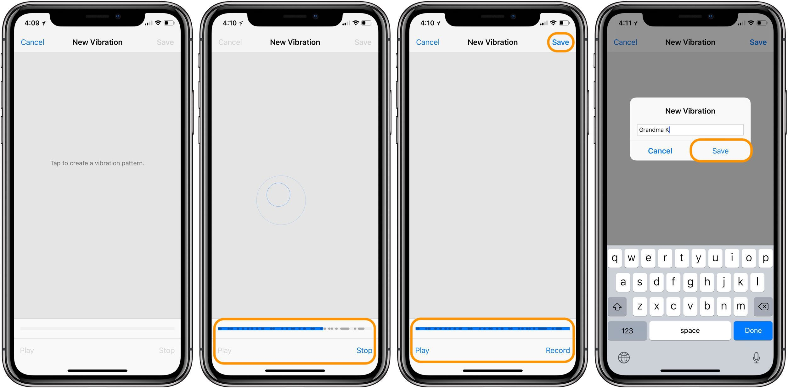 آموزش نحوه ساخت ویبره سفارشی در آیفون-1