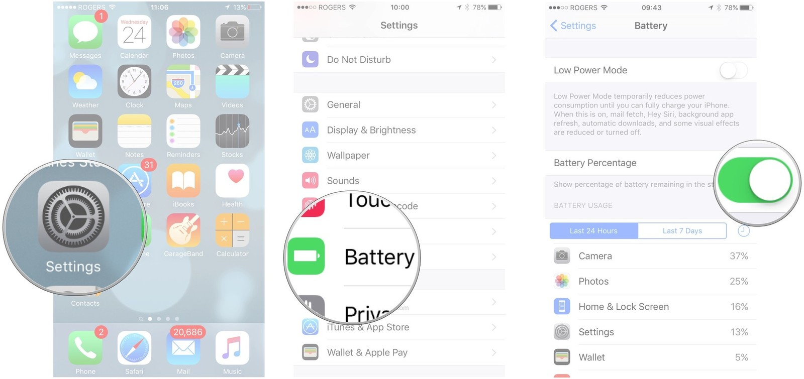 خاموش کردن low power modeدر آیفون خاموش کردن low power modeدر آیفون
