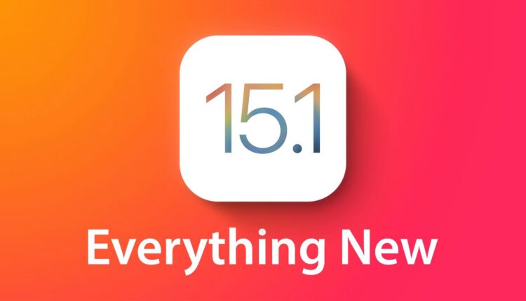 آپدیت iOS 15.1