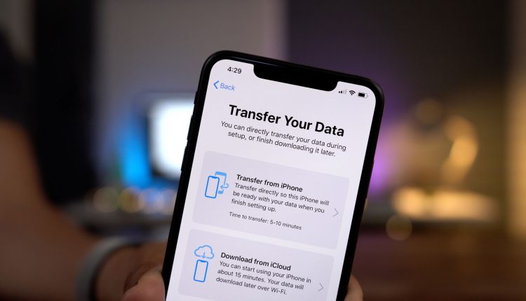 آموزش انتقال اطلاعات آیفون به آیفون