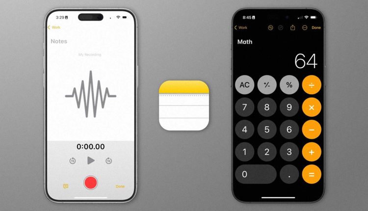 نسخه جدید apple notes
