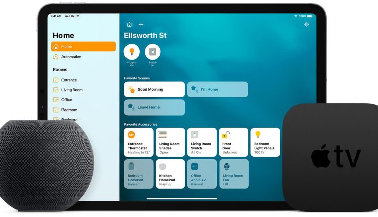 آیپد، اپل تی وی و هومپاد، برنامه HomeKit