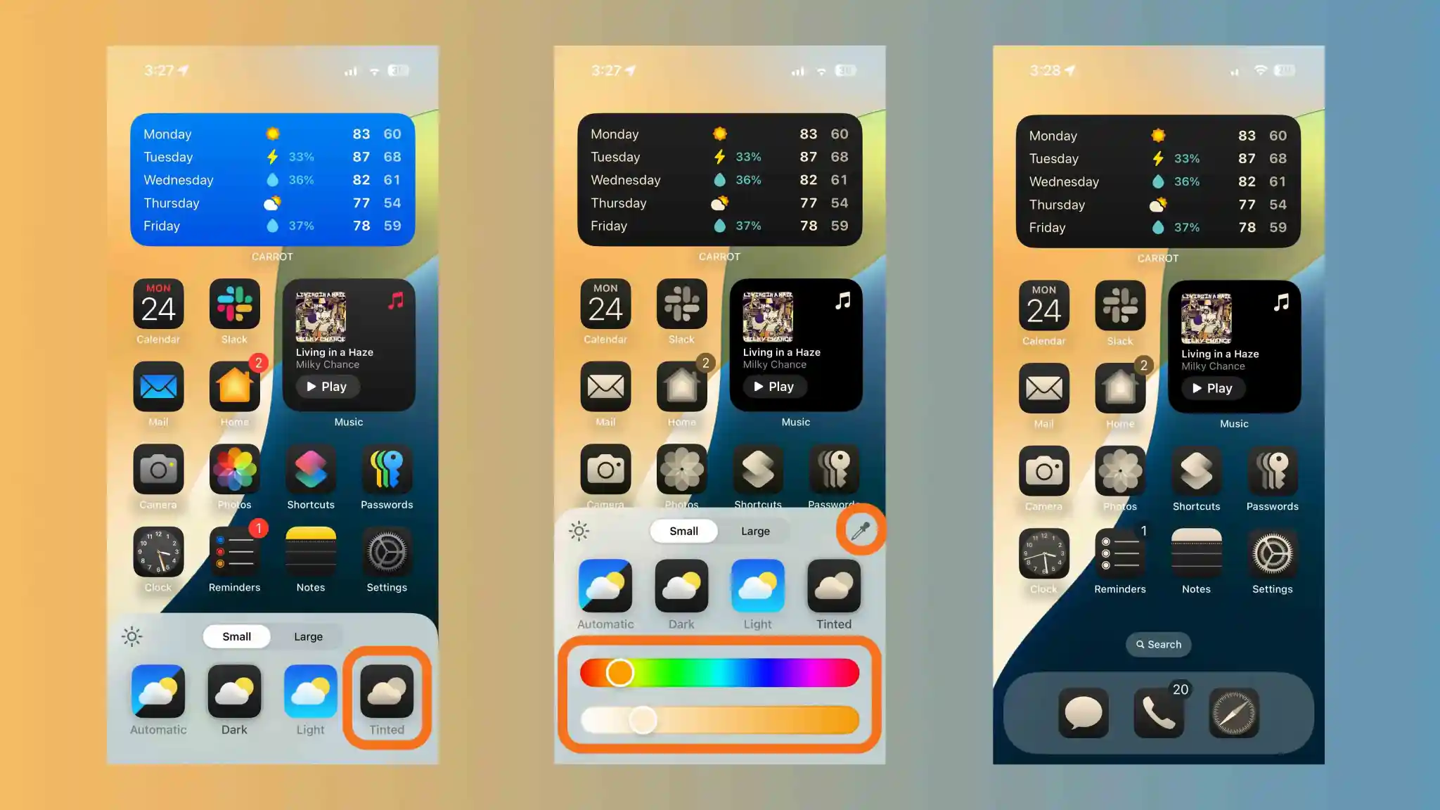 دارک مود در آیفون