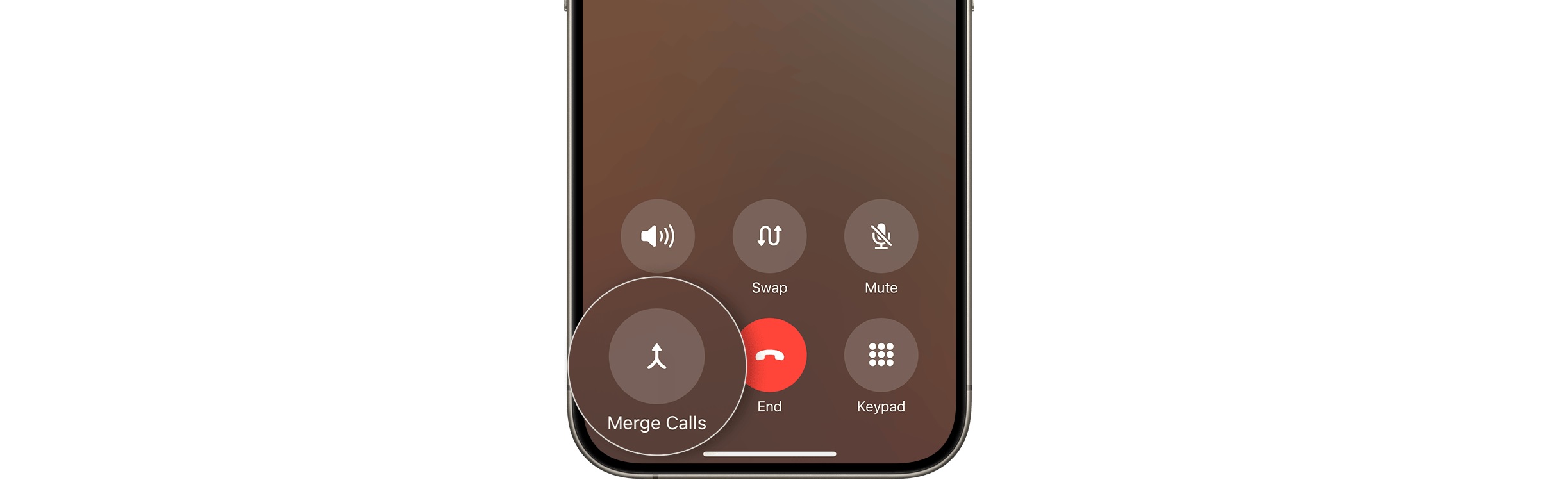 جابجایی بین تماسها و تماس گروهی در آیفون