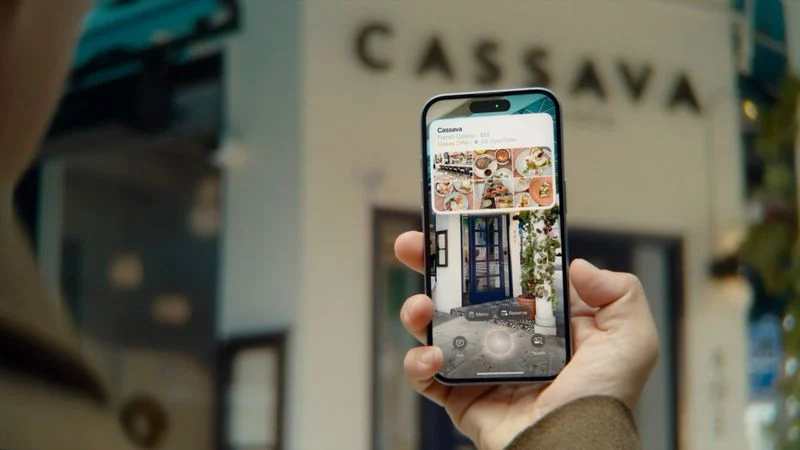 تشخیص مکان‌ها با هوش دیداری آیفون ۱۶